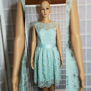 TEVOLIO SLEEVELESS LACE DRESS FOR WOMEN'S